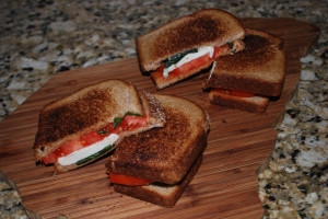 Grilled Margherita Sandwiches